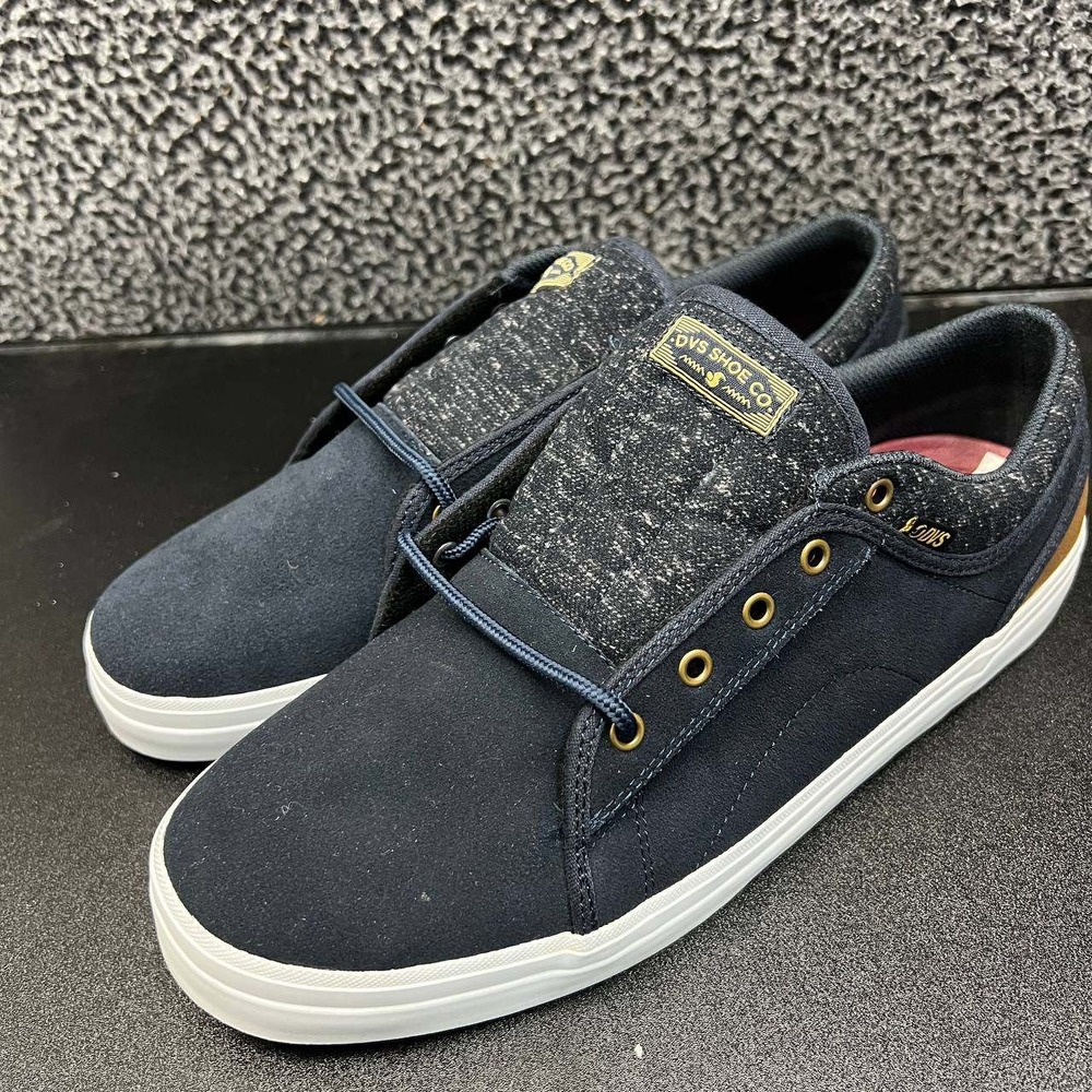 DVS Aversa Skateboarding Shoes Men 11 Navy Suede Lace Up‎ DVF0000303